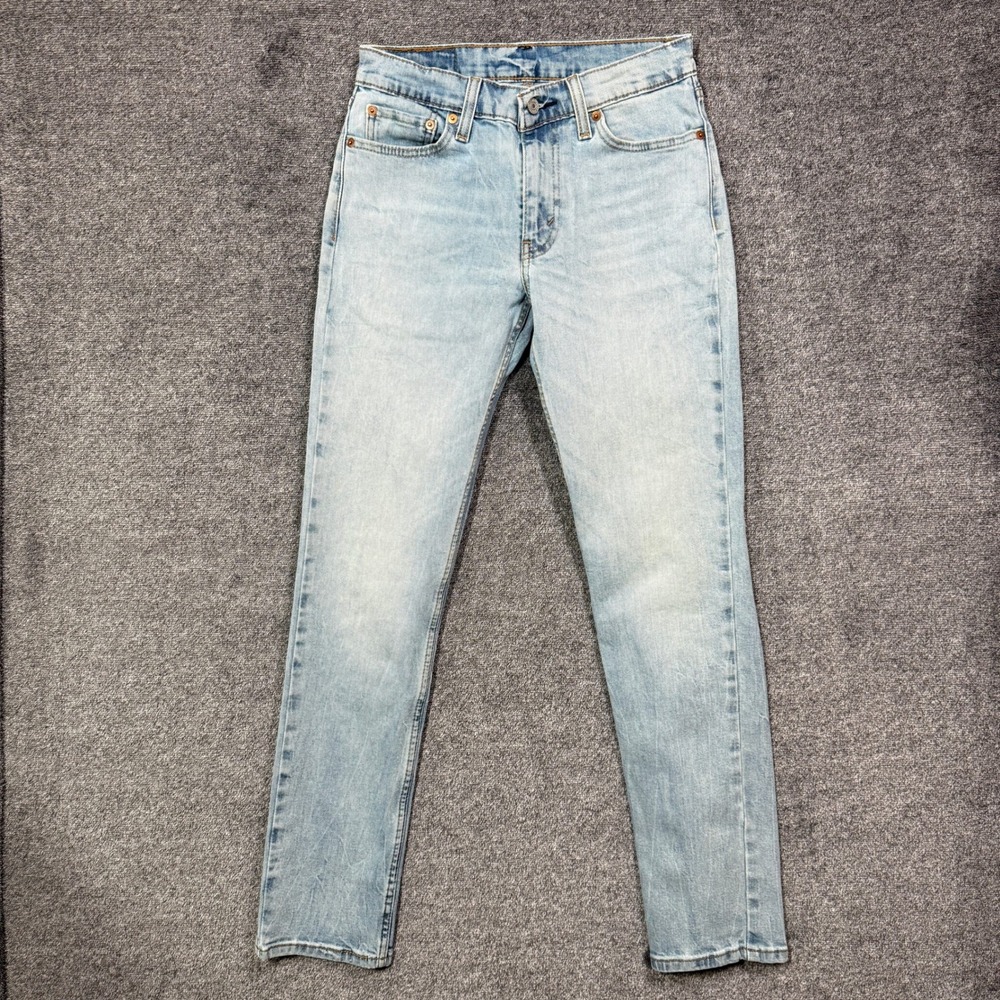 Levis 511 Slim Fit Light Wash Jeans Mens 29x32 WaterLess Stretch Denim